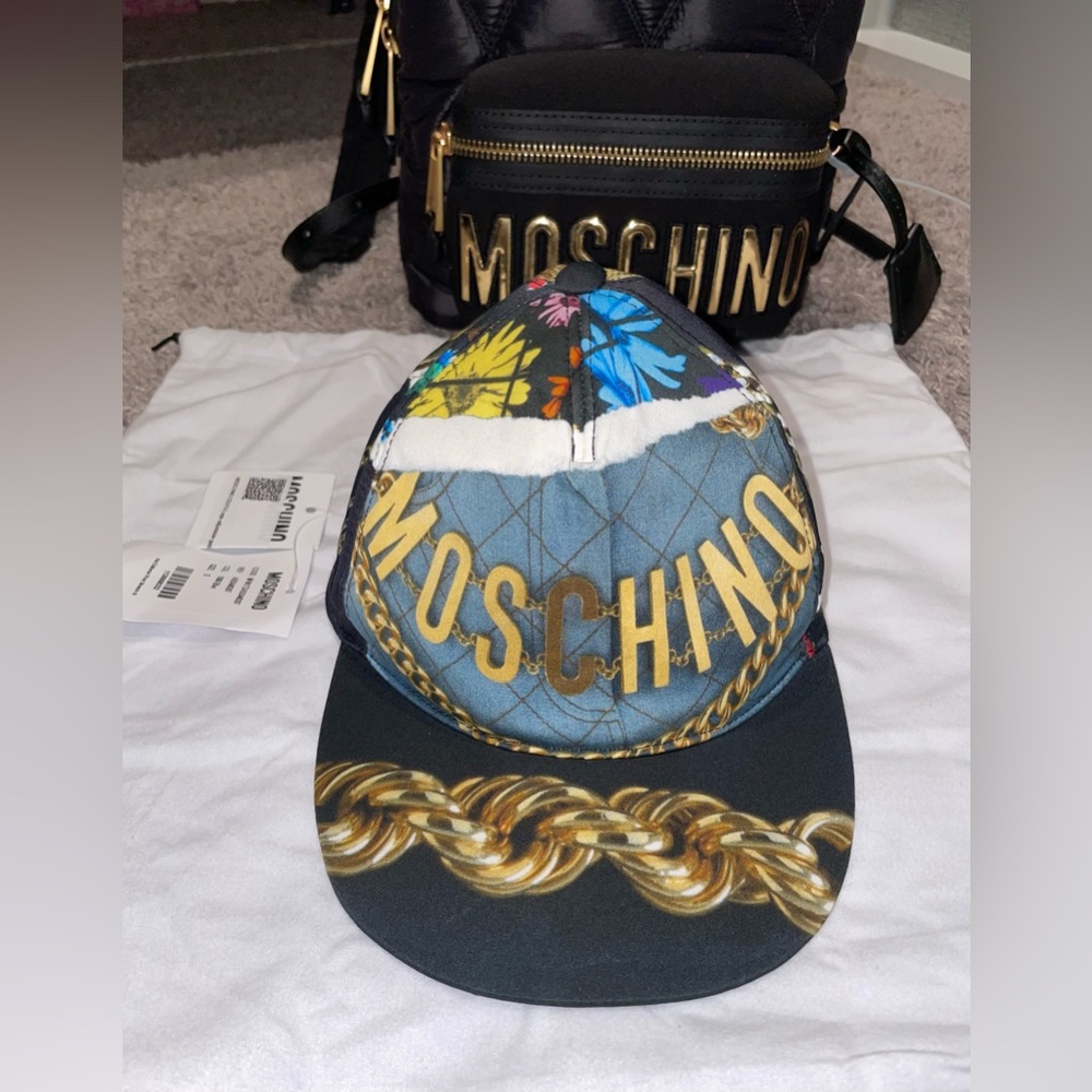 Moschino Couture Printed Hat